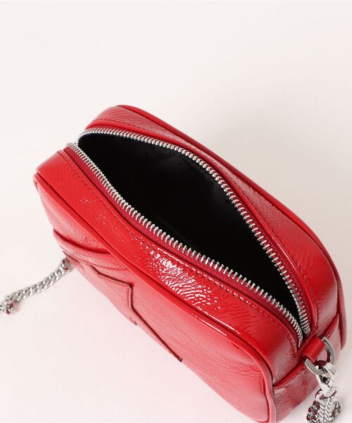 GOLDEN GOOSE（ゴールデングース）の「レディース ミニ Star Bag レッド ペイントレザー トーンオントーン スター（ショルダーバッグ・レディース・レッド・U）」の8枚目の写真