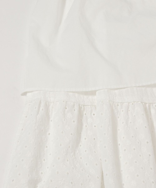 LOWRYS FARM(ローリーズファーム)の「コットンレースボリュームスカート 492791(スカート・レディース・ブラック/チャコールグレー/アイボリー・FREE)」の22枚目の写真