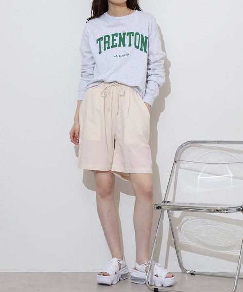 FUNALIVE(ファンアライブ)の「TECH Linen shorts / リネンショートパンツ unisex(その他パンツ・メンズ・ピンク/ブラック/グレイッシュベージュ/ミント/アイボリー・LL/M/L)」の14枚目の写真