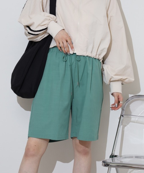 FUNALIVE(ファンアライブ)の「TECH Linen shorts / リネンショートパンツ unisex(その他パンツ・メンズ・ピンク/ブラック/グレイッシュベージュ/ミント/アイボリー・LL/M/L)」の12枚目の写真