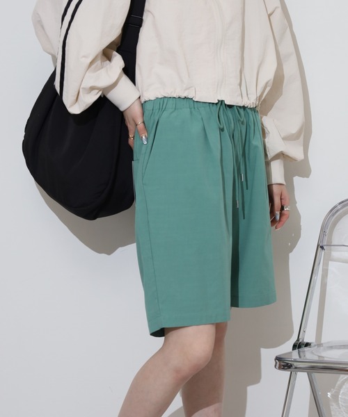 FUNALIVE(ファンアライブ)の「TECH Linen shorts / リネンショートパンツ unisex(その他パンツ・メンズ・ピンク/ブラック/グレイッシュベージュ/ミント/アイボリー・LL/M/L)」の11枚目の写真