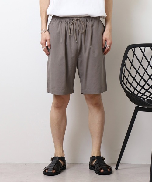 FUNALIVE(ファンアライブ)の「TECH Linen shorts / リネンショートパンツ unisex(その他パンツ・メンズ・ピンク/ブラック/グレイッシュベージュ/ミント/アイボリー・LL/M/L)」の20枚目の写真