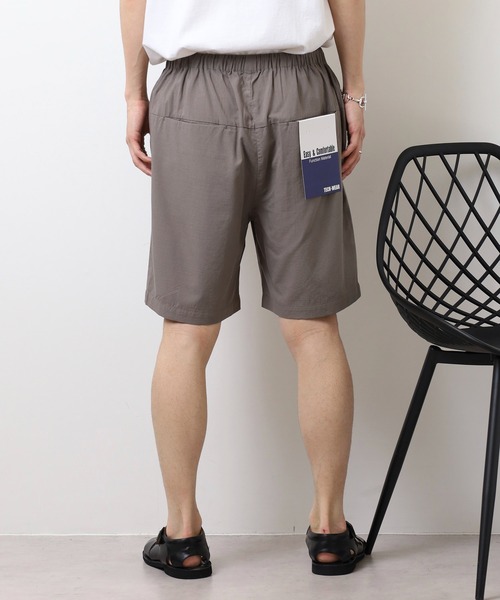 FUNALIVE(ファンアライブ)の「TECH Linen shorts / リネンショートパンツ unisex(その他パンツ・メンズ・ピンク/ブラック/グレイッシュベージュ/ミント/アイボリー・LL/M/L)」の22枚目の写真