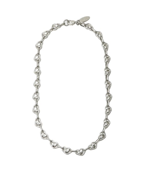MILKFED.（ミルクフェド）の「HEART CHAIN NECKLACE（ネックレス・レディース・シルバー/ゴールド・ONE SIZE）」の10枚目の写真