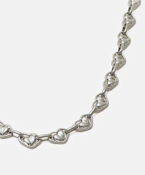 MILKFED.（ミルクフェド）の「HEART CHAIN NECKLACE（ネックレス・レディース・シルバー/ゴールド・ONE SIZE）」の11枚目の写真