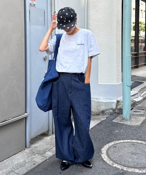 SEADAM（シーダム）の「【SEADAM】〈UNISEX〉ロゴ刺繍ワンポイントTEE（Tシャツ/カットソー・メンズ・インディゴブルー/グレー/ホワイト/ブラック・MEDIUM/LARGE/X-LARGE）」の14枚目の写真