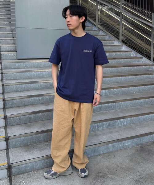 SEADAM（シーダム）の「【SEADAM】〈UNISEX〉ロゴ刺繍ワンポイントTEE（Tシャツ/カットソー・メンズ・インディゴブルー/グレー/ホワイト/ブラック・MEDIUM/LARGE/X-LARGE）」の15枚目の写真