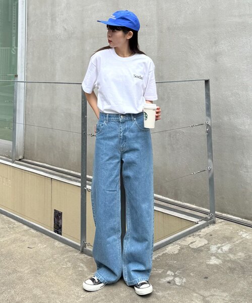 SEADAM（シーダム）の「【SEADAM】〈UNISEX〉ロゴ刺繍ワンポイントTEE（Tシャツ/カットソー・メンズ・インディゴブルー/グレー/ホワイト/ブラック・MEDIUM/LARGE/X-LARGE）」の22枚目の写真