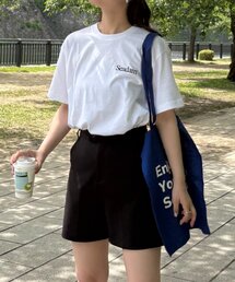 SEADAM | 【SEADAM】〈UNISEX〉ロゴ刺繍ワンポイントTEE(Tシャツ/カットソー)