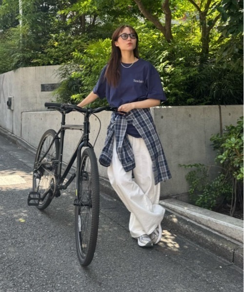 SEADAM（シーダム）の「【SEADAM】〈UNISEX〉ロゴ刺繍ワンポイントTEE（Tシャツ/カットソー・メンズ・インディゴブルー/グレー/ホワイト/ブラック・MEDIUM/LARGE/X-LARGE）」の9枚目の写真