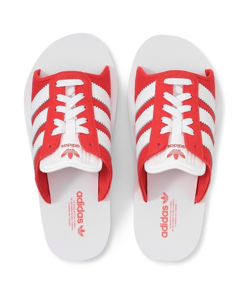 サンダル・ミュール adidas Gazelle Beach Red White adidas GAZELLE BEACH W RED/FTWWHT/FTWWHT 国内発送 (adidas