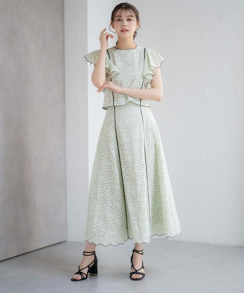 NOELA(ノエラ)の「【15周年】コットンレーススカート(スカート・レディース・オフホワイト/ベージュ/ライトグリーン・S/M)」の16枚目の写真