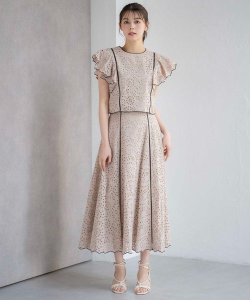 NOELA(ノエラ)の「【15周年】コットンレーススカート(スカート・レディース・オフホワイト/ベージュ/ライトグリーン・S/M)」の15枚目の写真