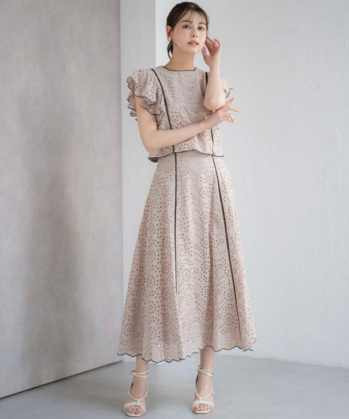 NOELA(ノエラ)の「【15周年】コットンレーススカート(スカート・レディース・オフホワイト/ベージュ/ライトグリーン・S/M)」の13枚目の写真