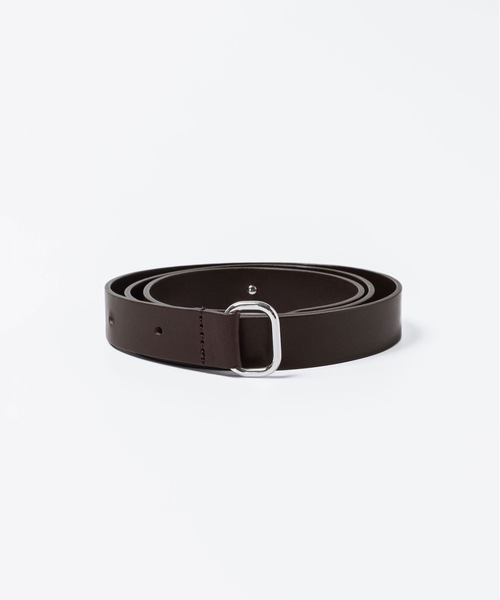 ATTACHMENT（アタッチメント）の「カウレザー バックルレスベルト / COW LEATHER BUCKLE LESS BELT（ベルト・メンズ・ブラック/ブラウン・3/1）」の2枚目の写真