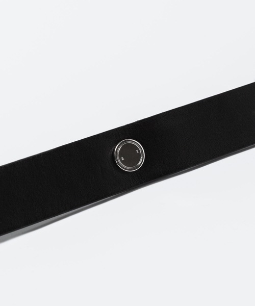 ATTACHMENT（アタッチメント）の「カウレザー バックルレスベルト / COW LEATHER BUCKLE LESS BELT（ベルト・メンズ・ブラック/ブラウン・3/1）」の11枚目の写真