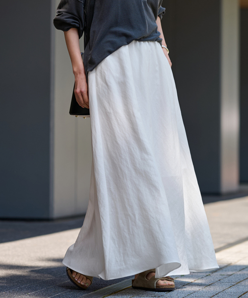 未使用タグ＊Framework リヨセルラミーフレアスカート　38 FRAMeWORK（フレームワーク）の「≪追加≫リヨセルラミーフレア