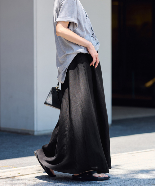 未使用タグ＊Framework リヨセルラミーフレアスカート　38 FRAMeWORK（フレームワーク）の「≪追加≫リヨセルラミーフレア