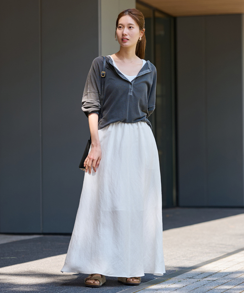 FRAMeWORK リヨセルラミーフレアスカート FRAMeWORK（フレームワーク）の「≪追加≫リヨセルラミーフレア