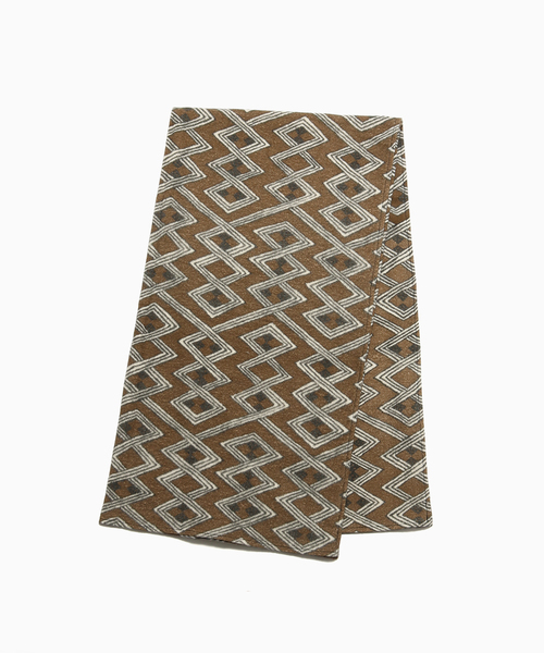 JOURNAL STANDARD（ジャーナルスタンダード）の「REDAD AND FLUFFY*stand KUBA blanket（ブランケット・メンズ・オートミール/モカ/ウッド/アイボリー/チョコ/ブラウン系その他・FREE）」の4枚目の写真