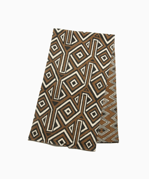 JOURNAL STANDARD（ジャーナルスタンダード）の「REDAD AND FLUFFY*stand KUBA blanket（ブランケット・メンズ・オートミール/モカ/ウッド/アイボリー/チョコ/ブラウン系その他・FREE）」の2枚目の写真