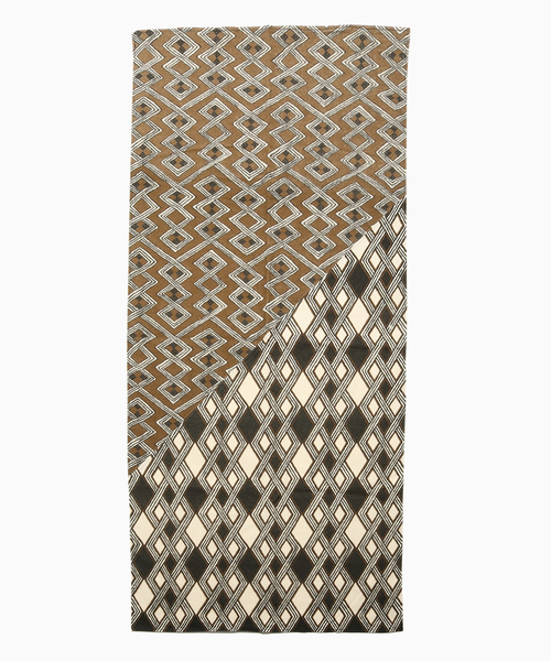 JOURNAL STANDARD（ジャーナルスタンダード）の「REDAD AND FLUFFY*stand KUBA blanket（ブランケット・メンズ・オートミール/モカ/ウッド/アイボリー/チョコ/ブラウン系その他・FREE）」の12枚目の写真