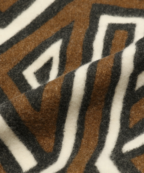 JOURNAL STANDARD（ジャーナルスタンダード）の「REDAD AND FLUFFY*stand KUBA blanket（ブランケット・メンズ・オートミール/モカ/ウッド/アイボリー/チョコ/ブラウン系その他・FREE）」の17枚目の写真