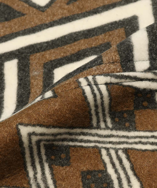 JOURNAL STANDARD（ジャーナルスタンダード）の「REDAD AND FLUFFY*stand KUBA blanket（ブランケット・メンズ・オートミール/モカ/ウッド/アイボリー/チョコ/ブラウン系その他・FREE）」の18枚目の写真