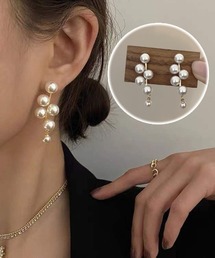 パールピアス 揺れる