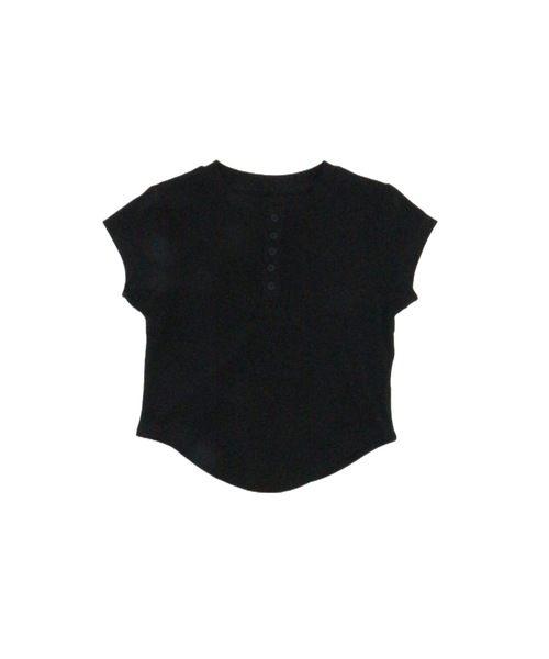 CeLess(セレス)の「Henley Neck Casual Tops / ヘンリーネックカジュアルトップス(Tシャツ/カットソー・レディース・ホワイト/ブラック・FREE)」の13枚目の写真