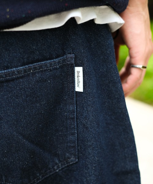 BROKEN BASE（ブロークンベース）の「12oz デニムショーツ（デニムパンツ・メンズ・インディゴブルー/ライトブルー・MEDIUM/LARGE）」の10枚目の写真