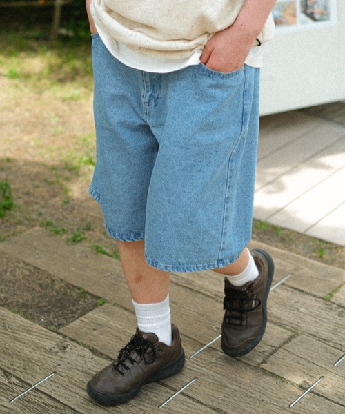 BROKEN BASE（ブロークンベース）の「12oz デニムショーツ（デニムパンツ・メンズ・インディゴブルー/ライトブルー・MEDIUM/LARGE）」の13枚目の写真