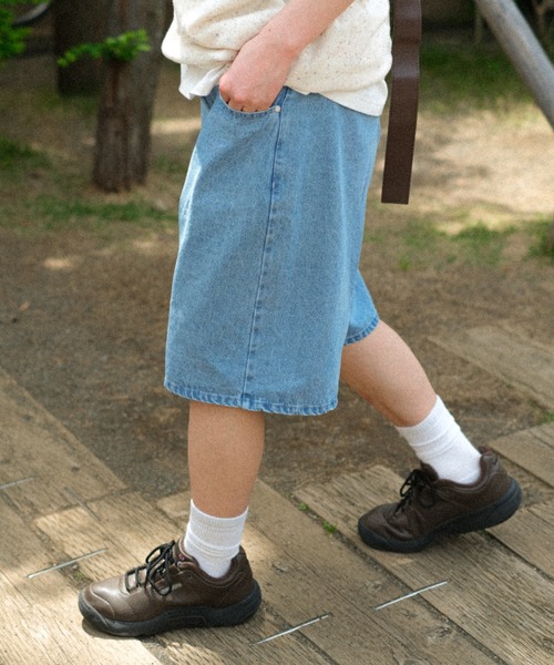 BROKEN BASE（ブロークンベース）の「12oz デニムショーツ（デニムパンツ・メンズ・インディゴブルー/ライトブルー・MEDIUM/LARGE）」の12枚目の写真