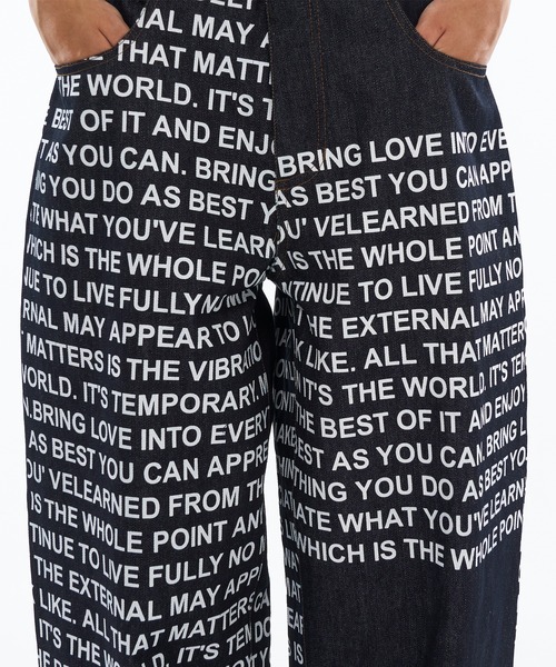 セール】DOCKING FONT RIGID DENIM / ドッキングフォント