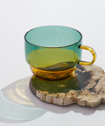 collex（コレックス）の「【amabro/アマブロ】 TWO TONE STACKING MUG ツートン スタッキング マグカップ 耐熱ガラス（グラス/マグカップ/タンブラー）」