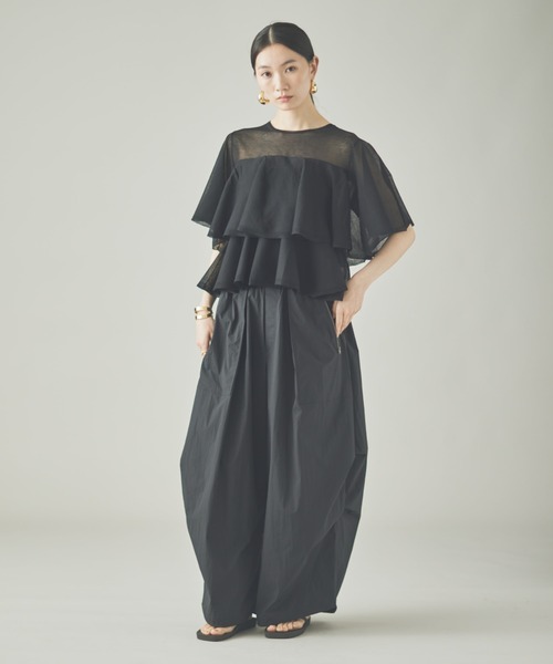 Curensology（カレンソロジー）の「Curensology(カレンソロジー)/ドライナイロンカーゴパンツ（カーゴパンツ・レディース・カーキ/ブラック・FREE）」の18枚目の写真