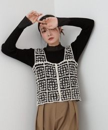 Bab（バブ）の「前後2WAYボタン付ビスチェ（ベスト）」