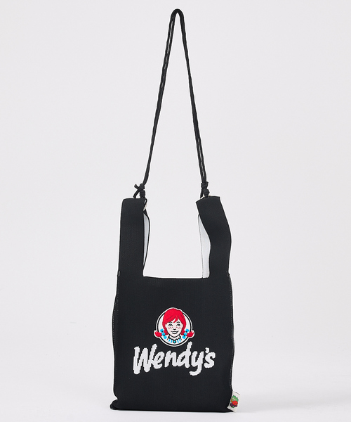 FRUIT OF THE LOOM(フルーツオブザルーム)の「【FRUIT OF THE LOOM/フルーツ オブ ザ ルーム】FOTL×WENDY’S MINI SHOULDER BAG 80978700/ショルダーバッグ/ユニセックス【WEB限定】(ショルダーバッグ・メンズ・ブラック/レッド・フリー)」の2枚目の写真