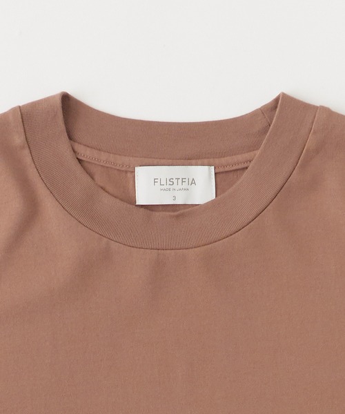 FLISTFIA(フリストフィア)の「FLISTFIA/フリストフィア Crew Neck T-Shirts Tシャツ(Tシャツ/カットソー・メンズ・ブラウン・2/3)」の3枚目の写真
