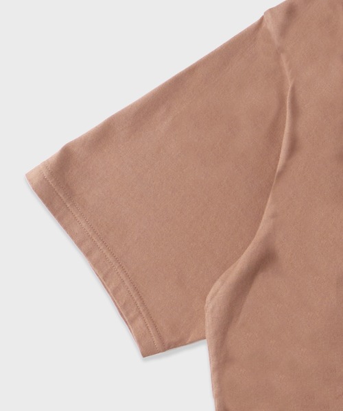 FLISTFIA(フリストフィア)の「FLISTFIA/フリストフィア Crew Neck T-Shirts Tシャツ(Tシャツ/カットソー・メンズ・ブラウン・2/3)」の4枚目の写真