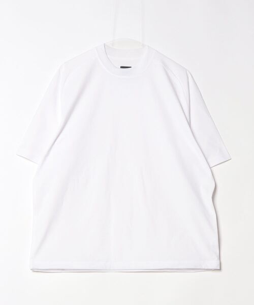 DAIWA PIER39（ダイワピア39）の「DAIWA PIER39 / ダイワ ピアサーティナイン：TECH LIGHTWEIGHT S/S TEE：BE-31025[PIE]（Tシャツ/カットソー・メンズ・ホワイト/チャコールグレー/ブラック・M/L/XL）」の2枚目の写真