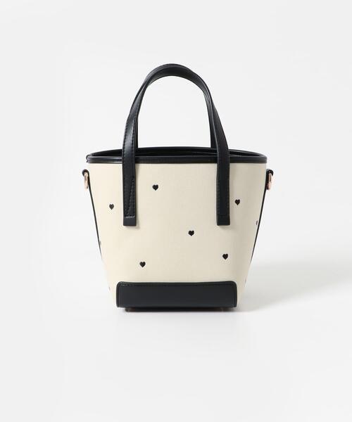 RODE SKO（ロデスコ）の「『WEB/一部店舗限定カラー』刺繍バケツバッグ（ハンドバッグ・レディース・ブラック/ベージュ/ベージュ系その他・ONE）」の16枚目の写真