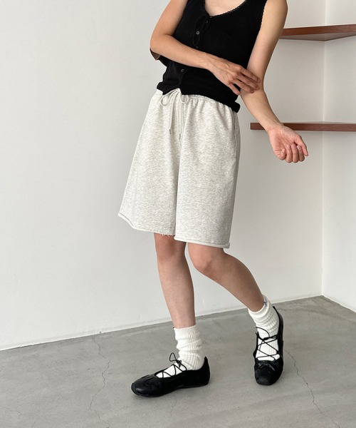 CANAL JEAN(キャナルジーン)の「choice_cnl/GRY スウェットハーフパンツ(その他パンツ・レディース・グレー・SMALL/MEDIUM)」の3枚目の写真
