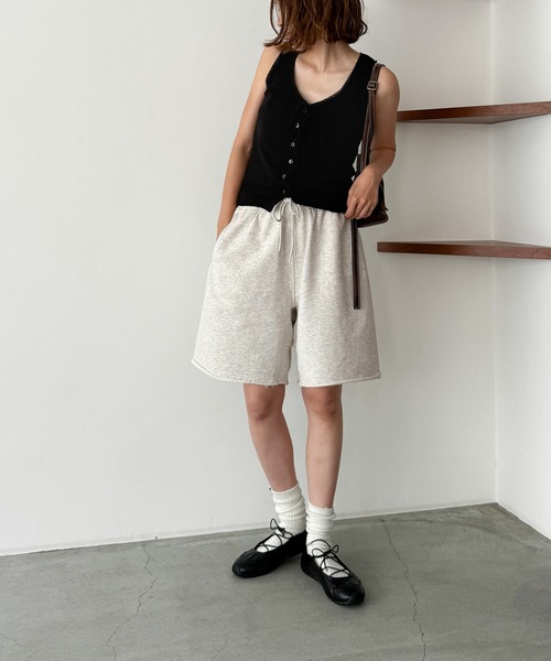 CANAL JEAN(キャナルジーン)の「choice_cnl/GRY スウェットハーフパンツ(その他パンツ・レディース・グレー・SMALL/MEDIUM)」の5枚目の写真