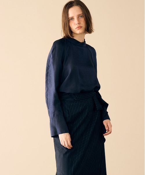 セール】viscose satin raglan blouse（シャツ/ブラウス）｜Marilyn