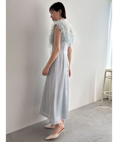 LAGUNAMOON（ラグナムーン）の「LADYノースリーブボレロキャミワンピース 結婚式 お呼ばれ（ドレス・レディース・イエロー/ライトブルー/ブラック・MEDIUM/SMALL）」の20枚目の写真