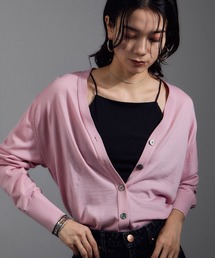 SALON adam et rope'（サロン アダム エ ロペ）の「FF Vネックカーディガン / 30ゲージウールニットカーディガン（カーディガン/ボレロ）」