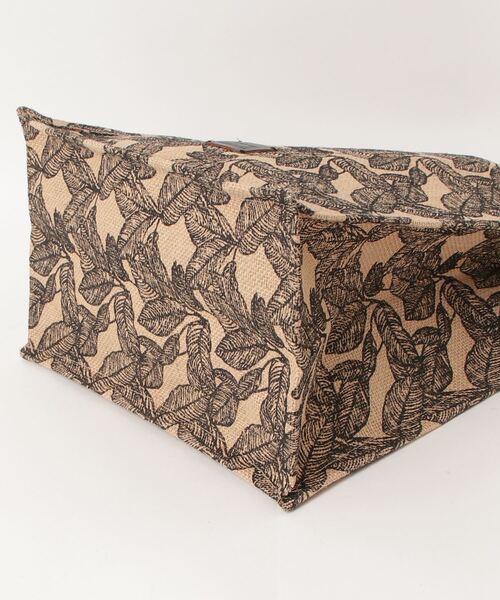 MAISON mou（メゾンムー）の「【Swaraj/スワラージ】ジュートBOX型バッグ（Ｍ）ポーチ付き（トートバッグ・レディース・ナチュラル/ブラック系その他・FREE）」の4枚目の写真
