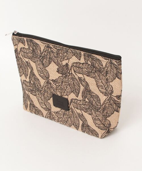 MAISON mou（メゾンムー）の「【Swaraj/スワラージ】ジュートBOX型バッグ（Ｍ）ポーチ付き（トートバッグ・レディース・ナチュラル/ブラック系その他・FREE）」の6枚目の写真