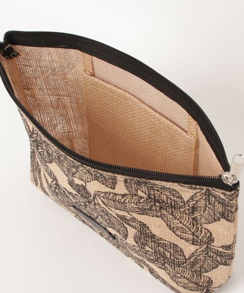 MAISON mou（メゾンムー）の「【Swaraj/スワラージ】ジュートBOX型バッグ（Ｍ）ポーチ付き（トートバッグ・レディース・ナチュラル/ブラック系その他・FREE）」の7枚目の写真
